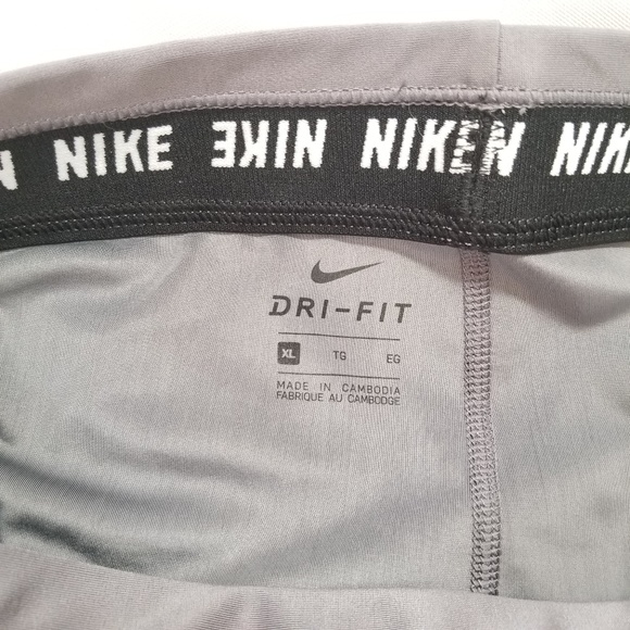 Nike Running Capri Leggings Gray Womens Size XL - Picture 5 of 7